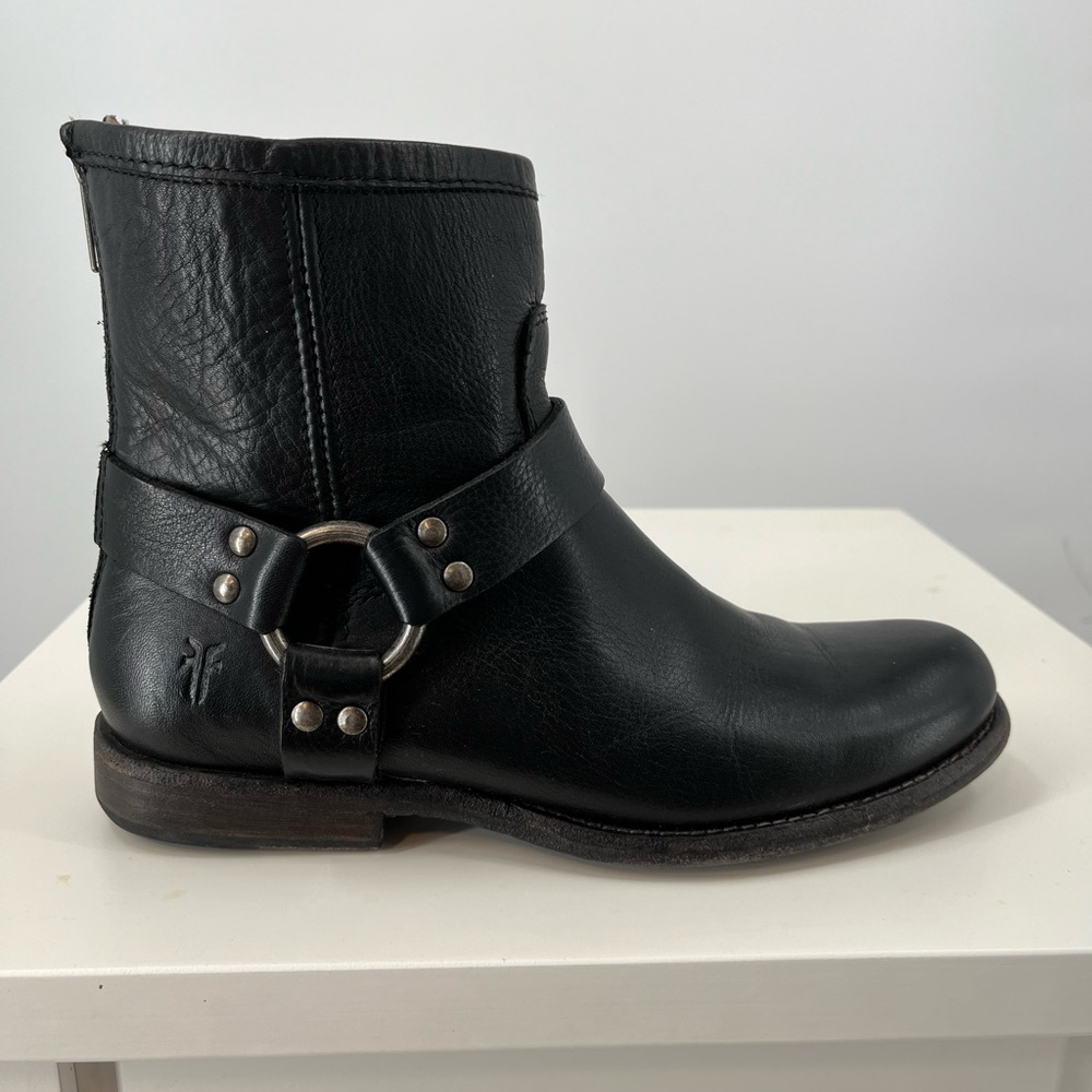 Frye Veronica harness ankle boots